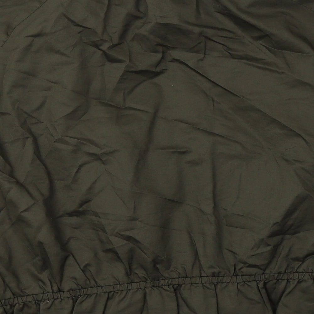 H&M Womens Green   Jacket Coatigan Size 12