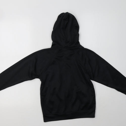Under armour Boys Grey  Polyester Full Zip Hoodie Size 7-8 Years