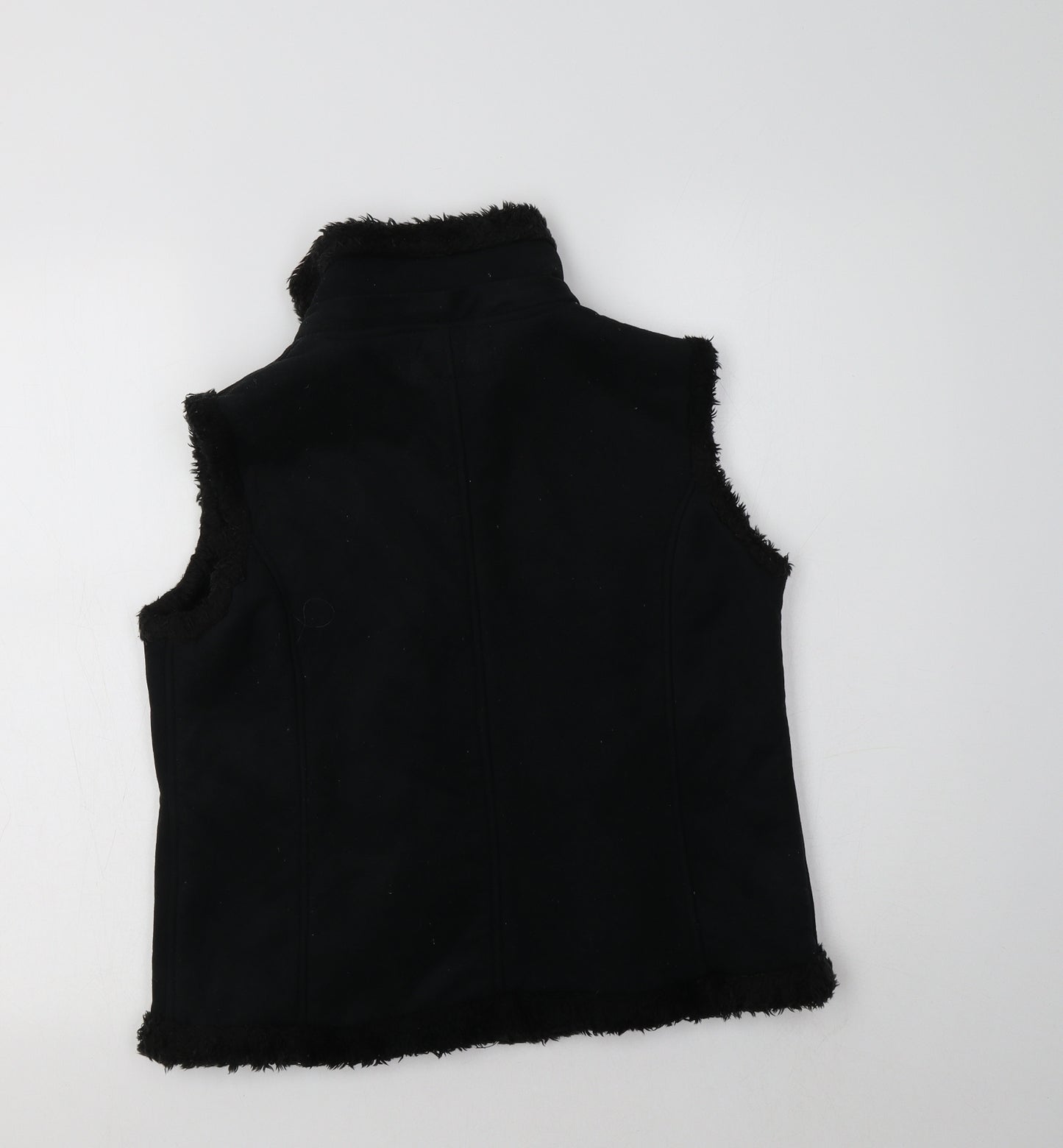 Clive J Womens Black   Gilet Waistcoat Size M