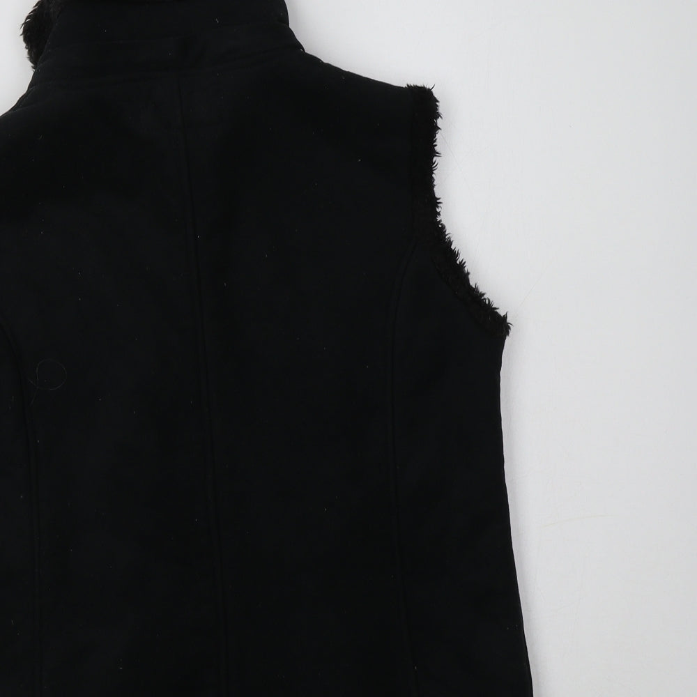 Clive J Womens Black   Gilet Waistcoat Size M