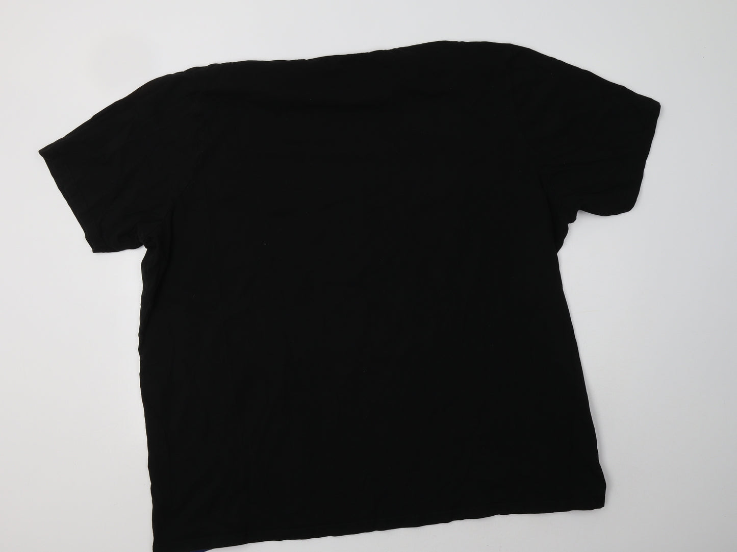 Bad Rhino Mens Black  Cotton  T-Shirt Size 4XL Crew Neck  - Boxing