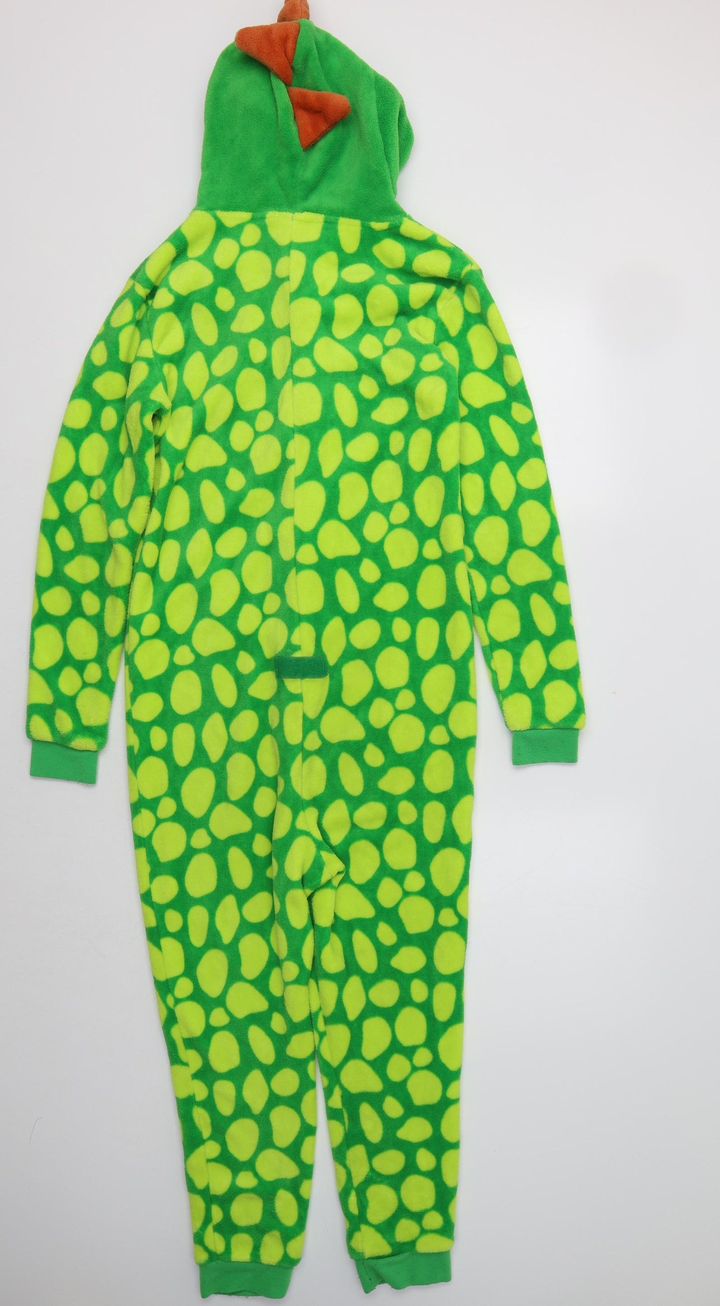 Animal Crazy Girls Green Polka Dot Polyester  Bodysuit Size 11-12 Years   - Onesie