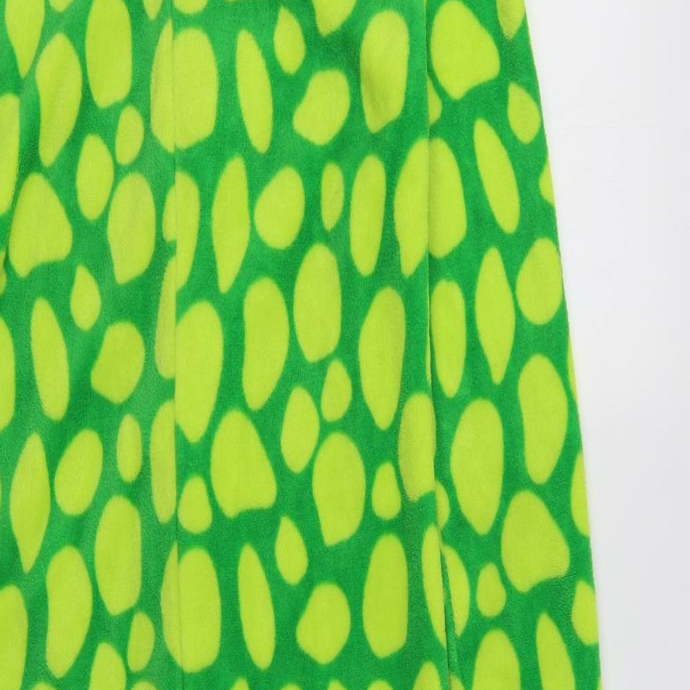 Animal Crazy Girls Green Polka Dot Polyester  Bodysuit Size 11-12 Years   - Onesie