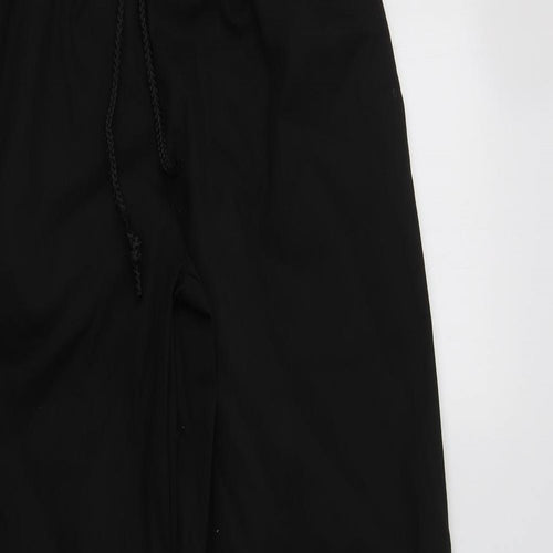 Pegasus Mens Black  Cotton Trousers  Size S L33 in Regular