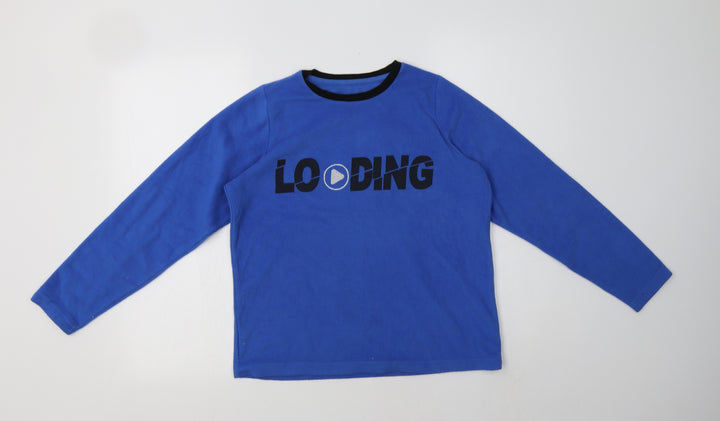 Matalan Boys Blue  Polyester Pullover Sweatshirt Size 13 Years