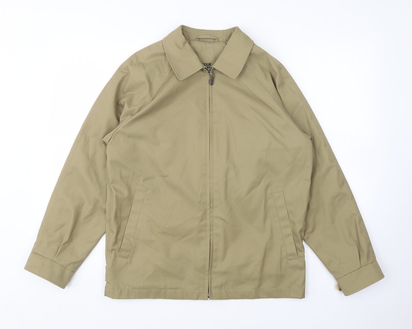 Brook Taverner Mens Beige   Bomber Jacket Jacket Size M