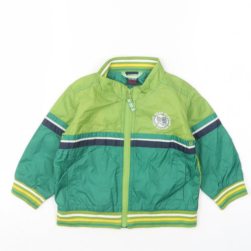 NEXT Boys Green   Windbreaker Jacket Size 9-12 Months