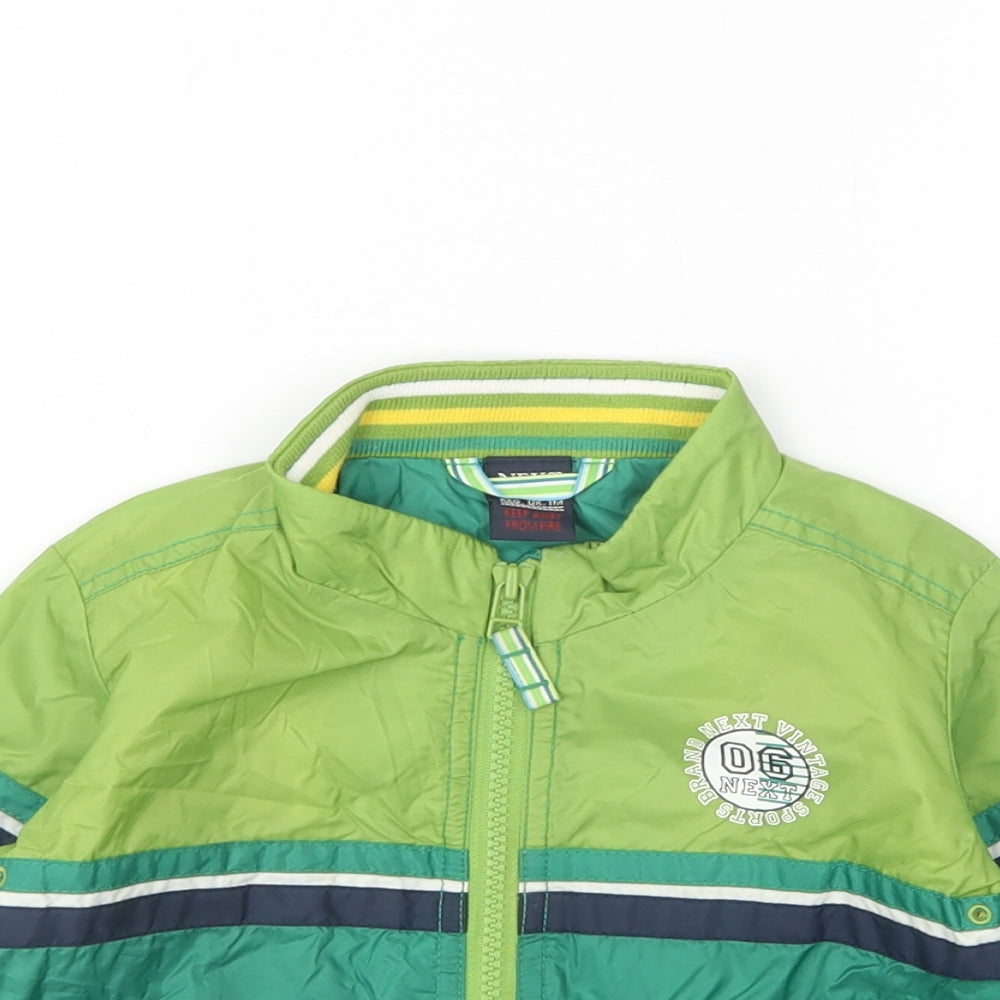 NEXT Boys Green   Windbreaker Jacket Size 9-12 Months