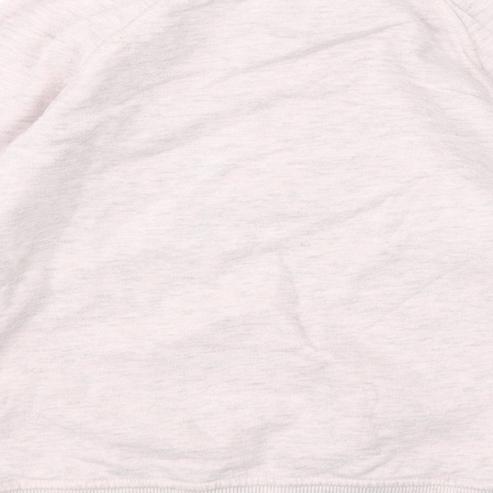 NEXT Girls Pink Round Neck  Cotton Pullover Jumper Size 4 Years