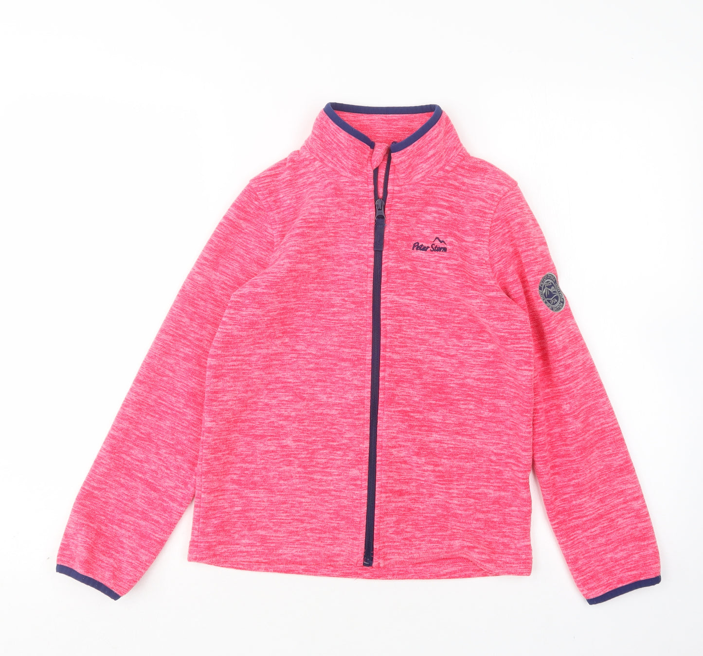 Peter Strom Girls Pink  Polyester Full Zip Sweatshirt Size 9-10 Years