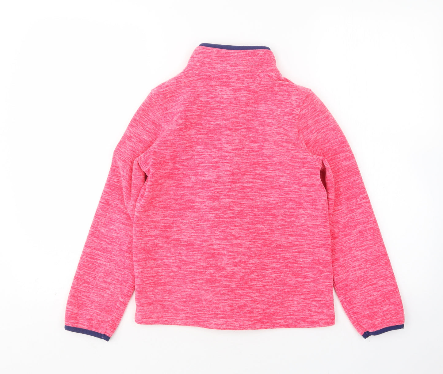Peter Strom Girls Pink  Polyester Full Zip Sweatshirt Size 9-10 Years