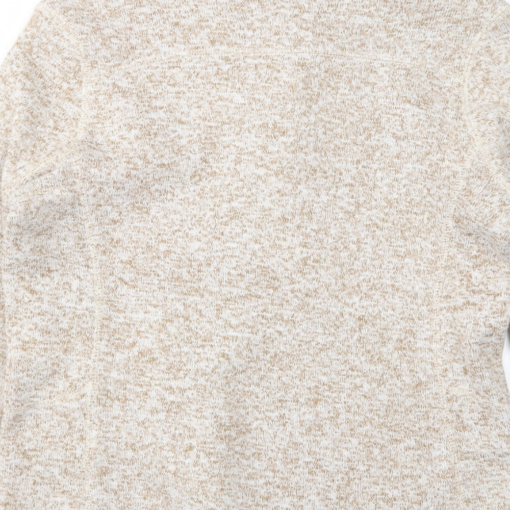 Mountain Warehouse Womens Beige Mock Neck   Pullover Jumper Size 12