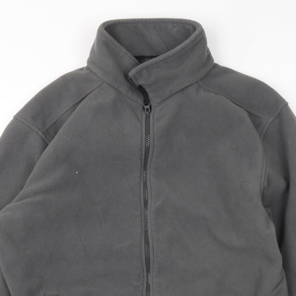 Regatta Mens Grey  Polyester Full Zip Sweatshirt Size L
