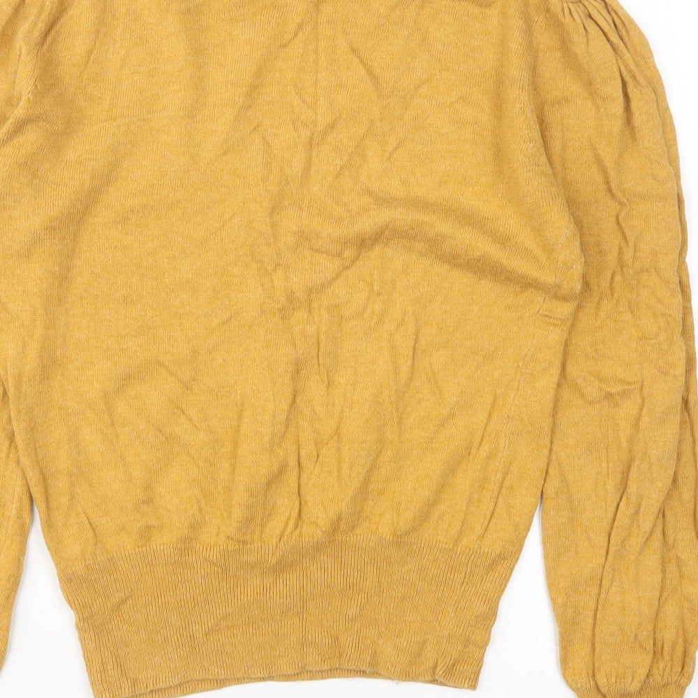 Atmosphere Womens Brown Round Neck  Cotton Pullover Jumper Size 14