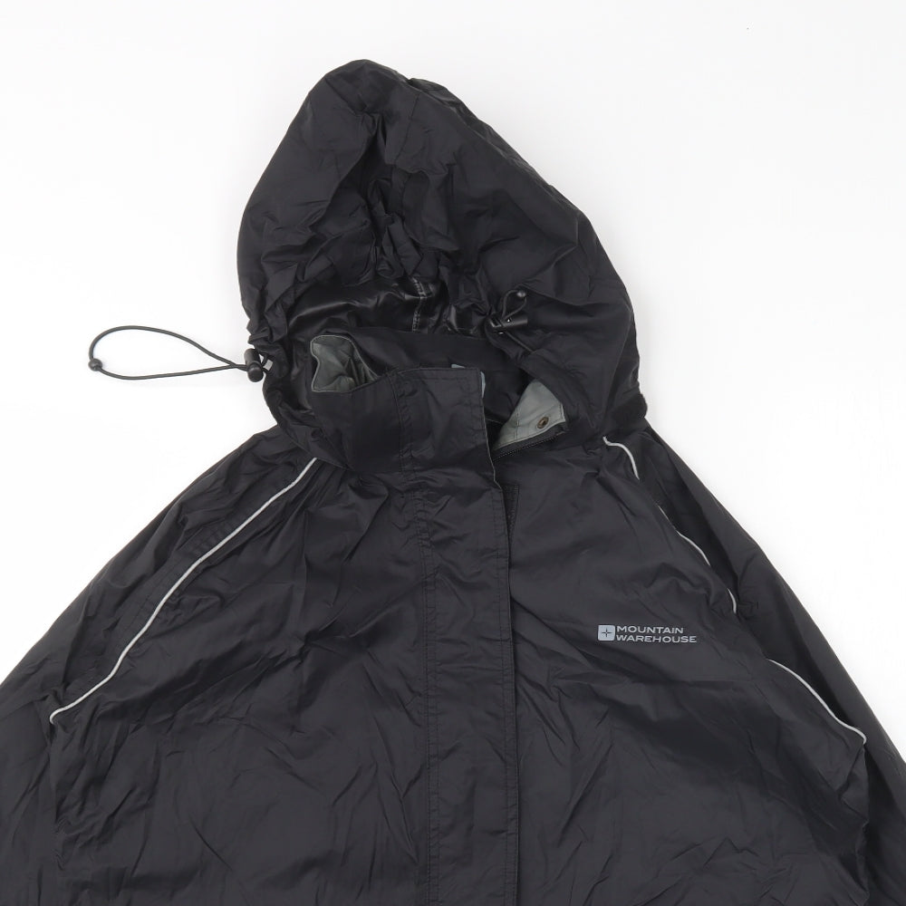 Mountain Warehouse Womens Black   Windbreaker Jacket Size 12