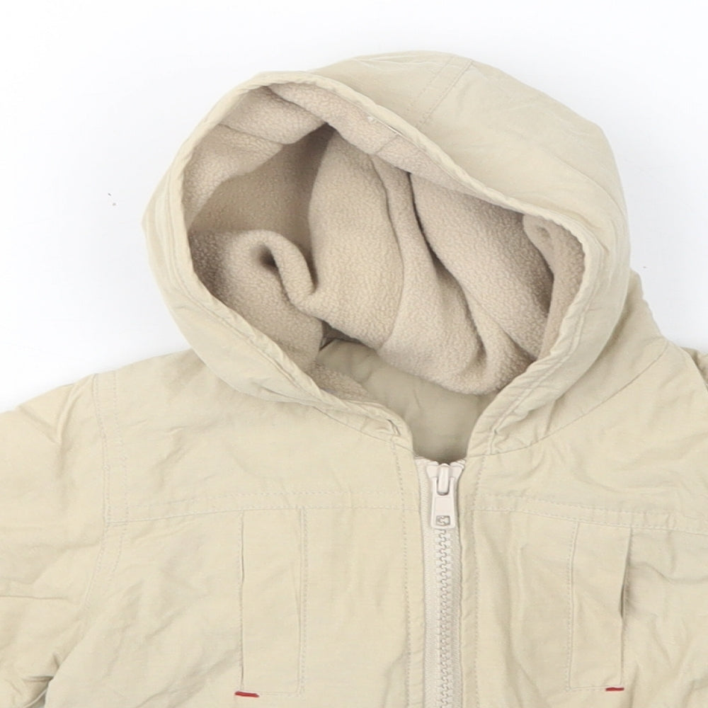 Mothercare Boys Beige   Jacket  Size 6-9 Months