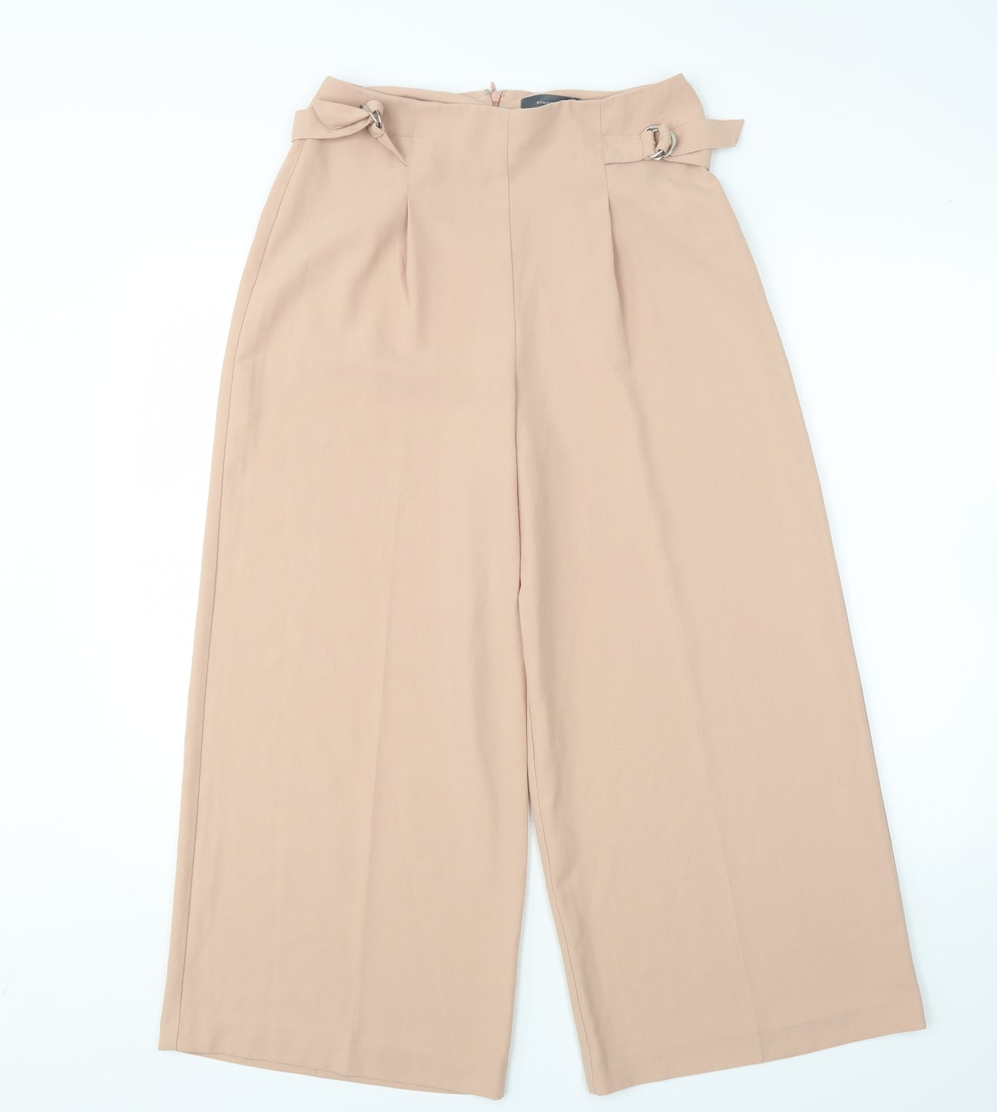 Atmosphere Womens Pink  Polyester Trousers  Size 10 L25 in Regular