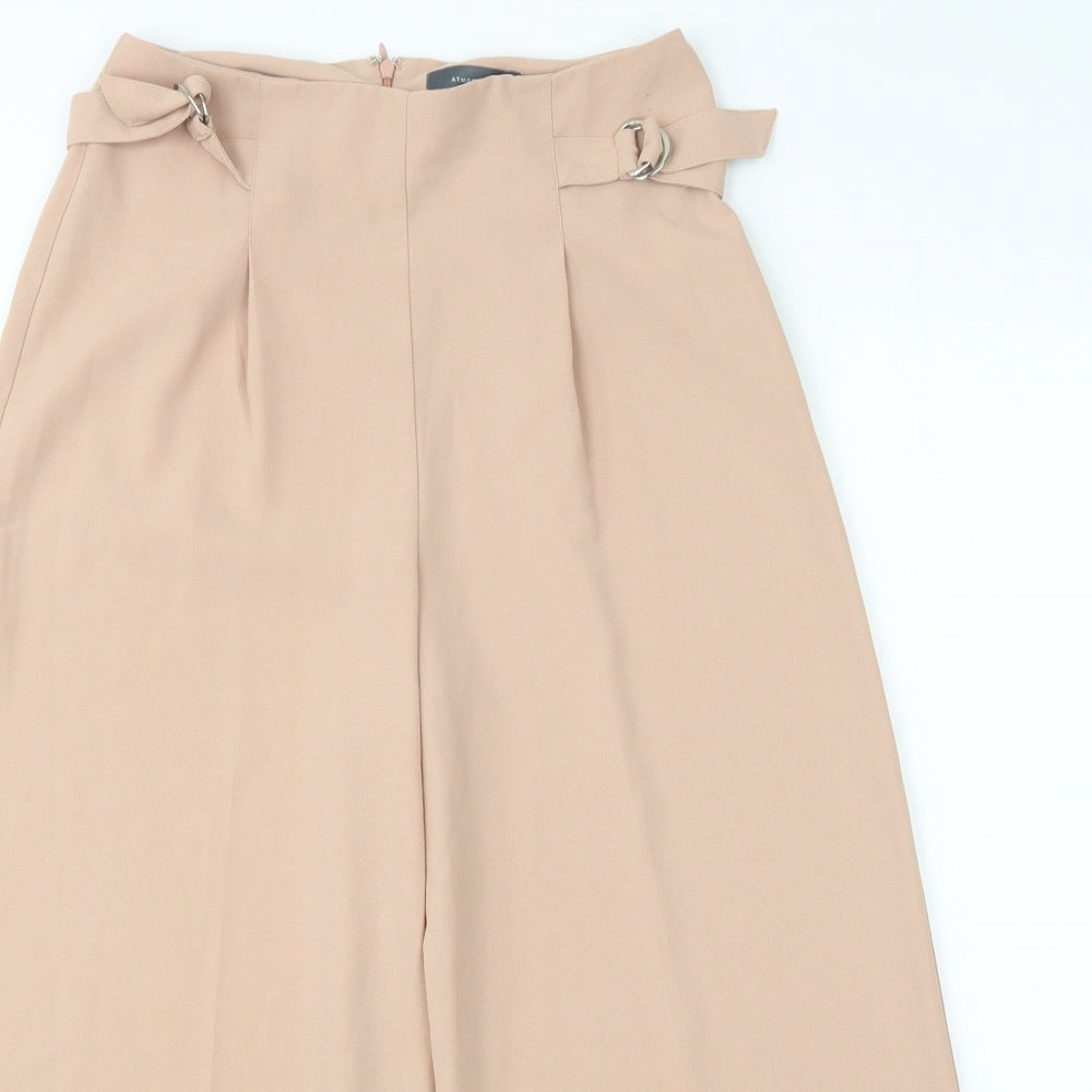 Atmosphere Womens Pink  Polyester Trousers  Size 10 L25 in Regular