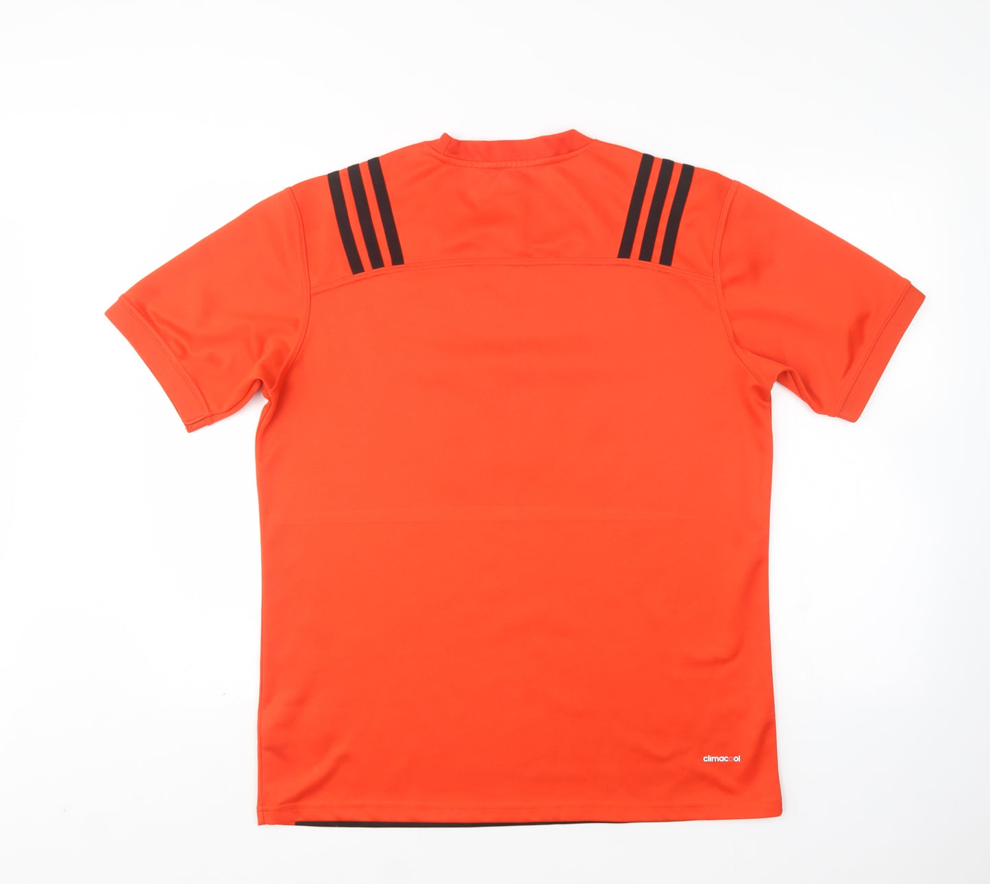 adidas Mens Multicoloured Geometric Polyester Basic T-Shirt Size L Round Neck  - All Blacks