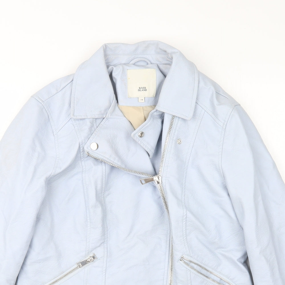 River Island Womens Blue   Jacket  Size 14