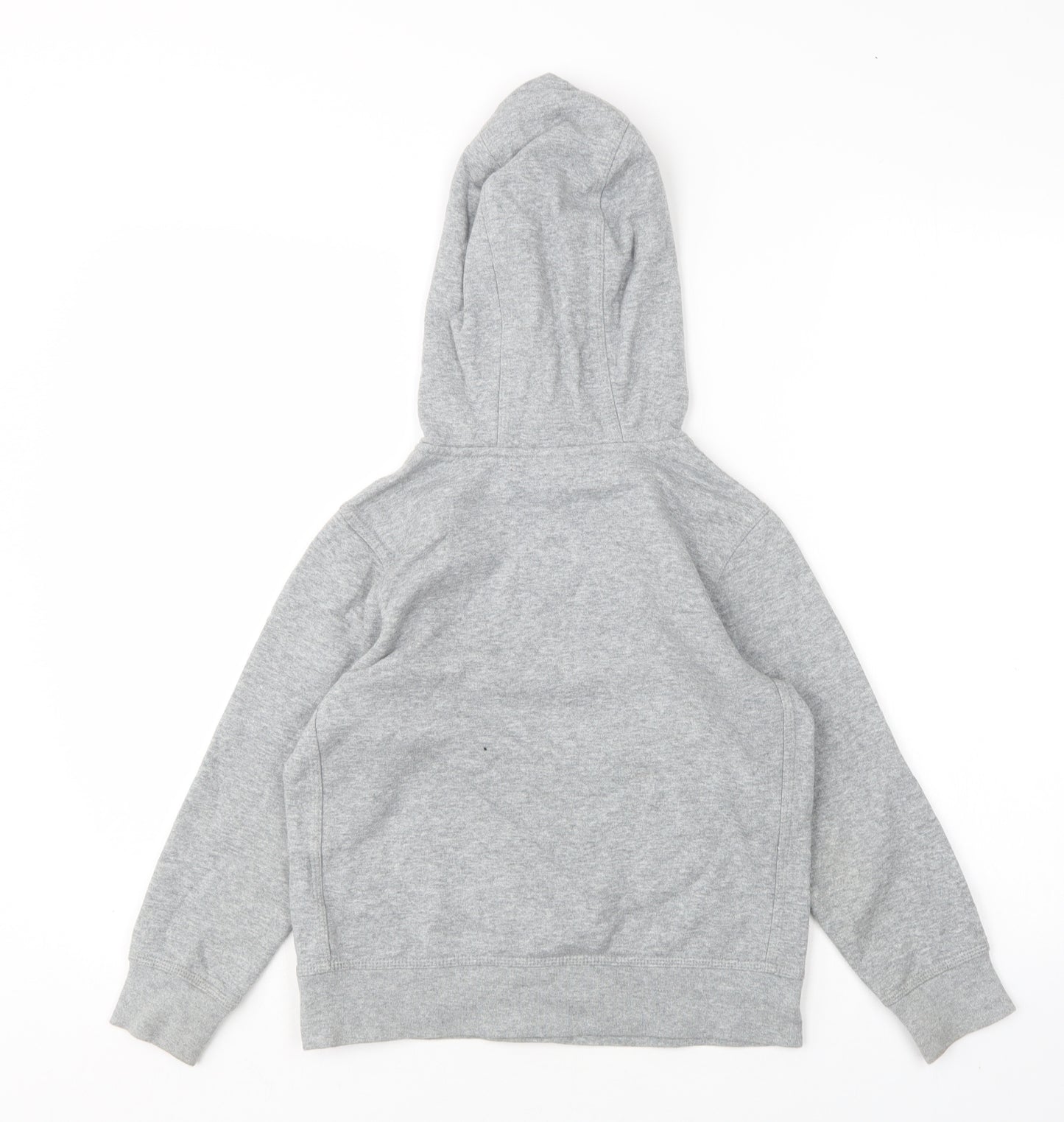 Nike Boys Grey  Cotton Pullover Hoodie Size 7 Years