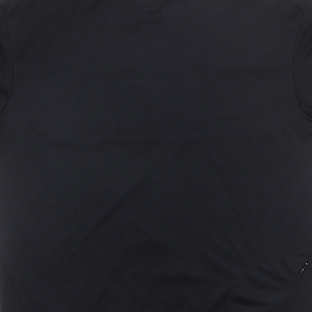 Muddy Fox Mens Black  Polyester  T-Shirt Size XL Round Neck