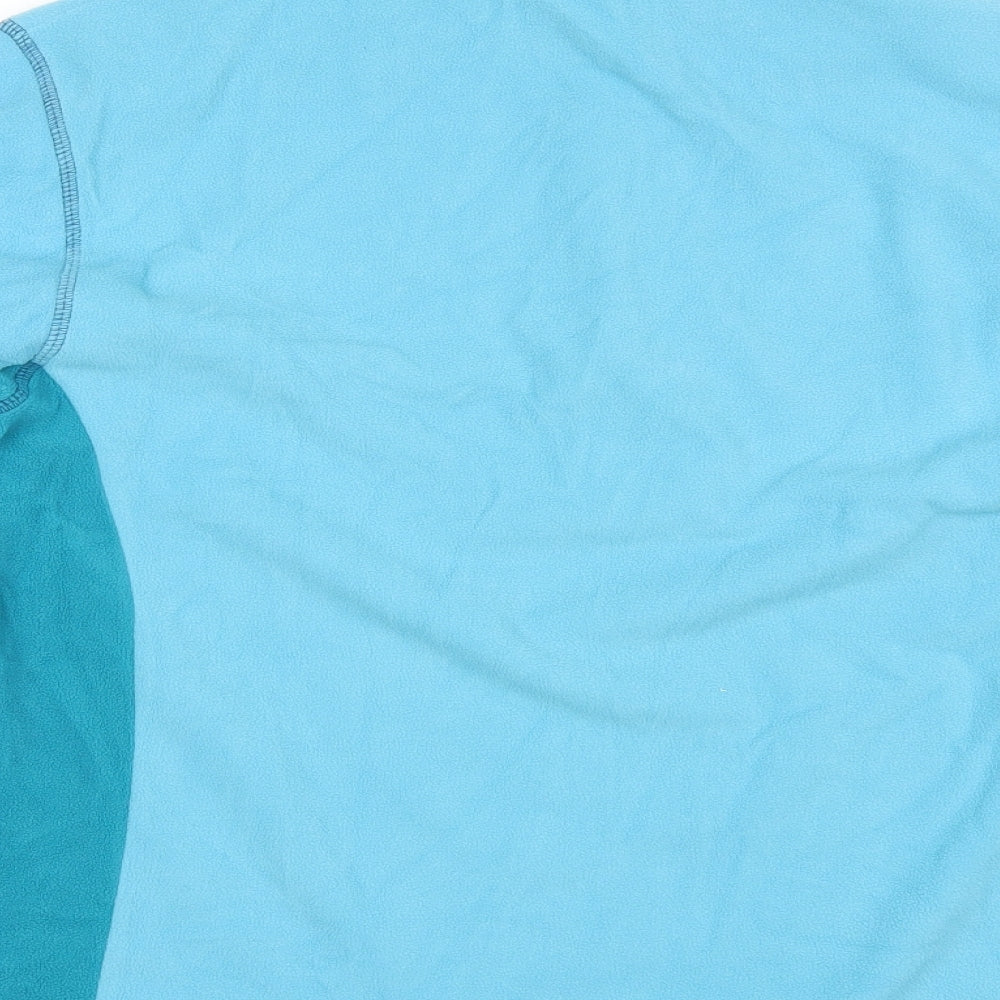Regatta Womens Blue Collared  Polyester Pullover Jumper Size 16