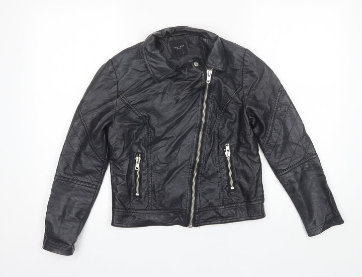 New Look Womens Black Jacket Size 8