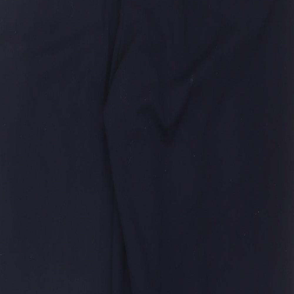 Robell Womens Blue  Polyester Trousers  Size 14 L29 in Regular