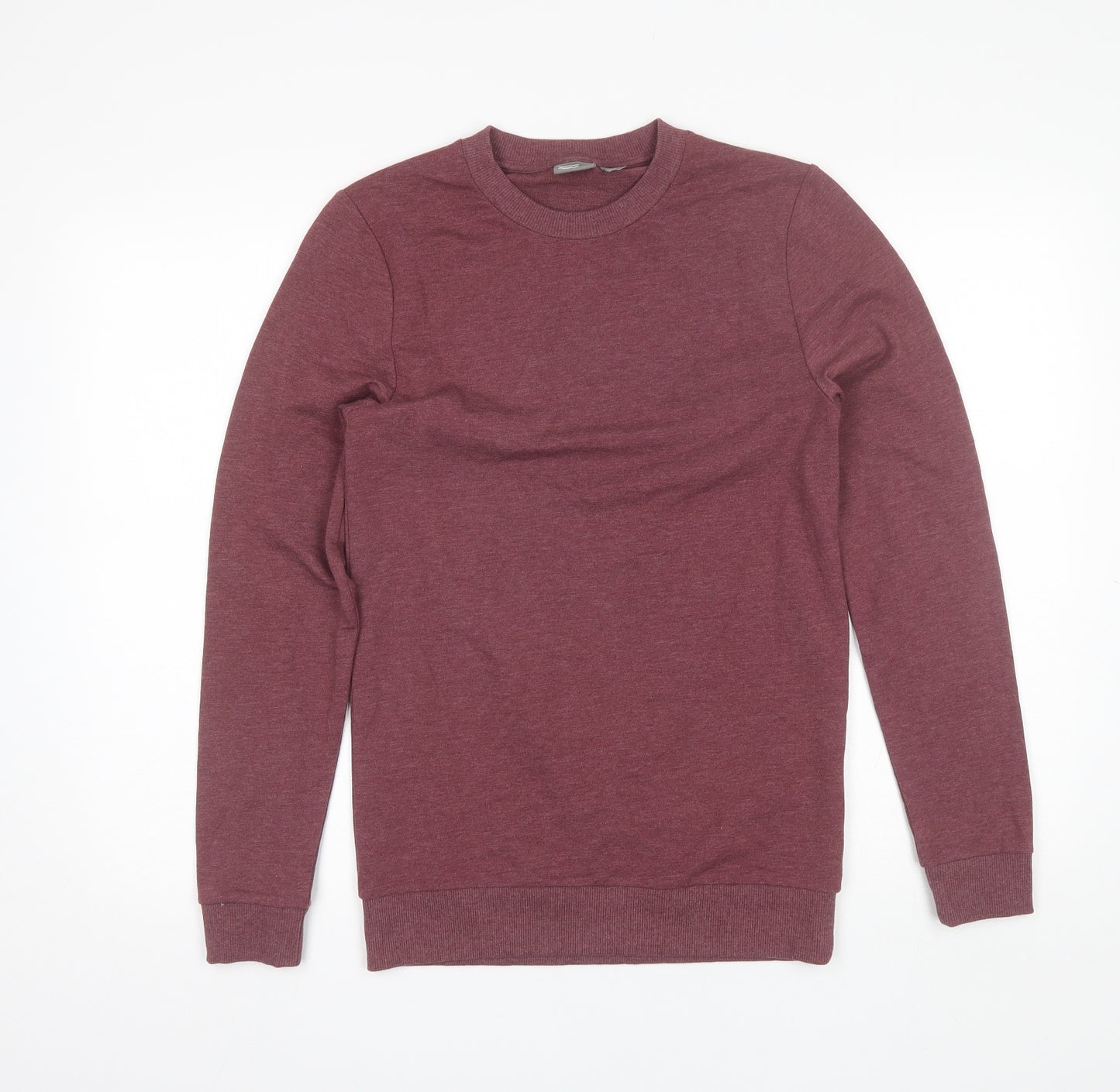 ASOS Mens Red Round Neck  Cotton Pullover Jumper Size XS