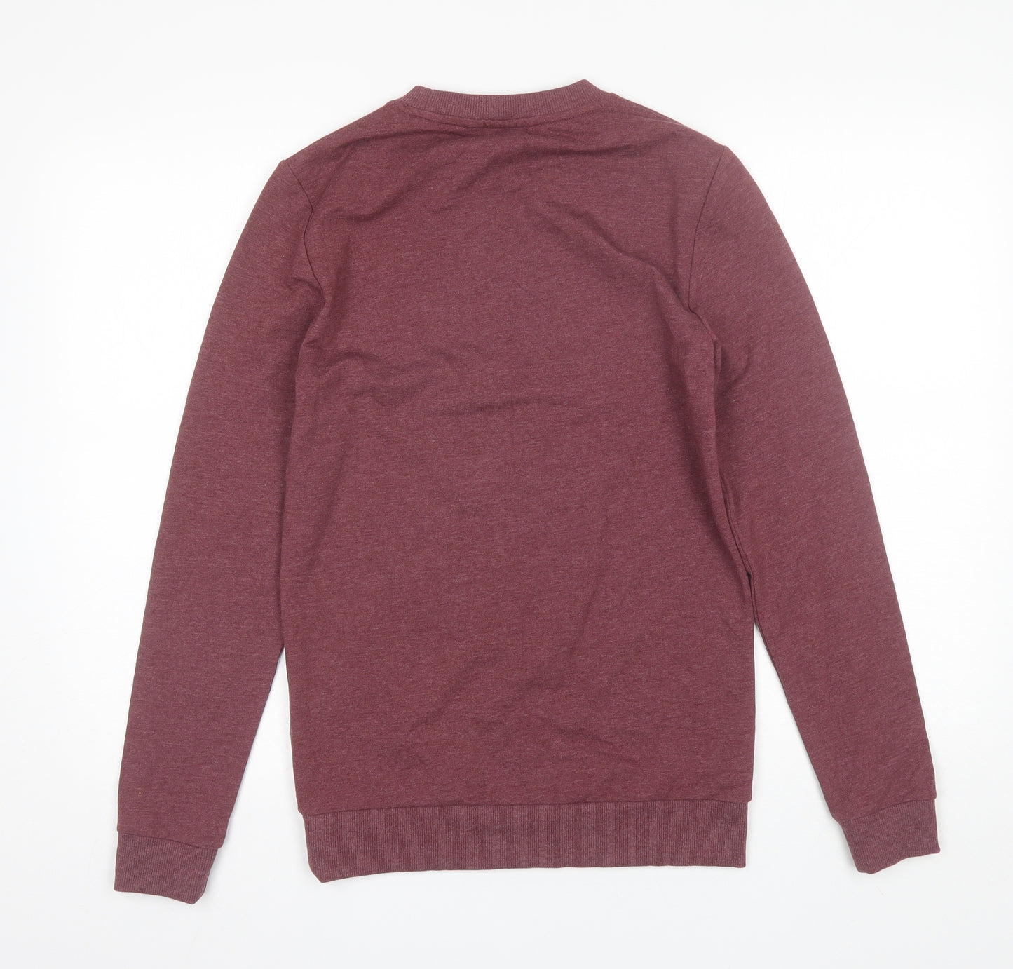 ASOS Mens Red Round Neck  Cotton Pullover Jumper Size XS