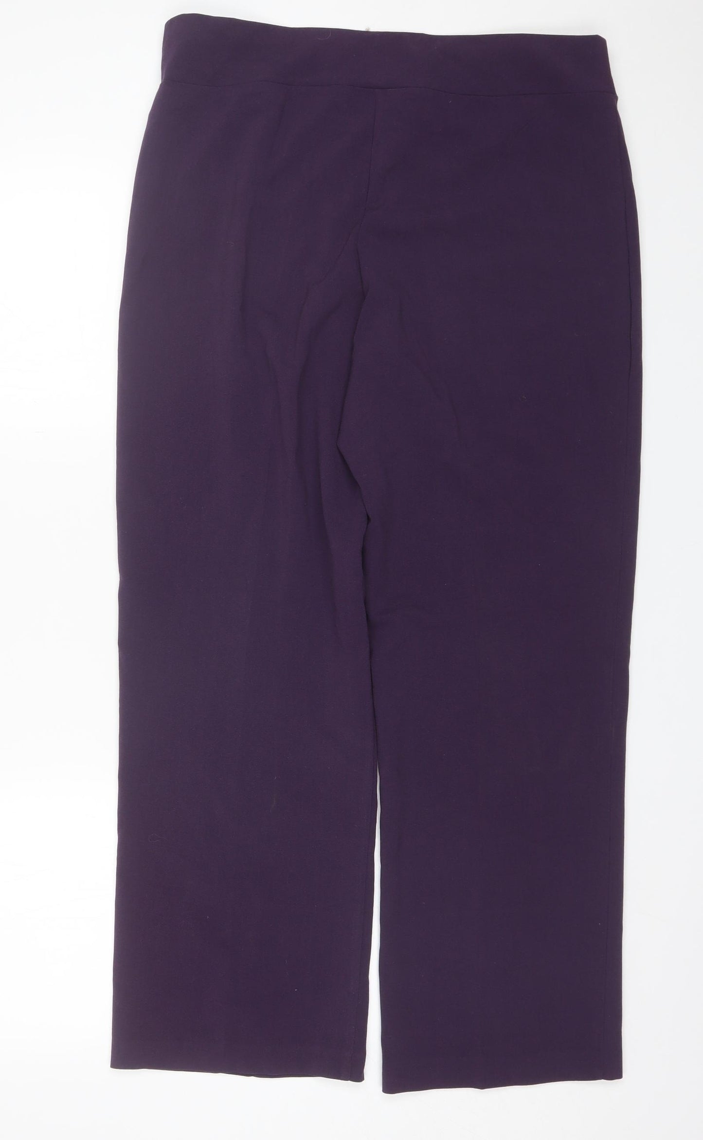 Epilogue Womens Purple  Polyester Trousers  Size 14 L29 in Regular