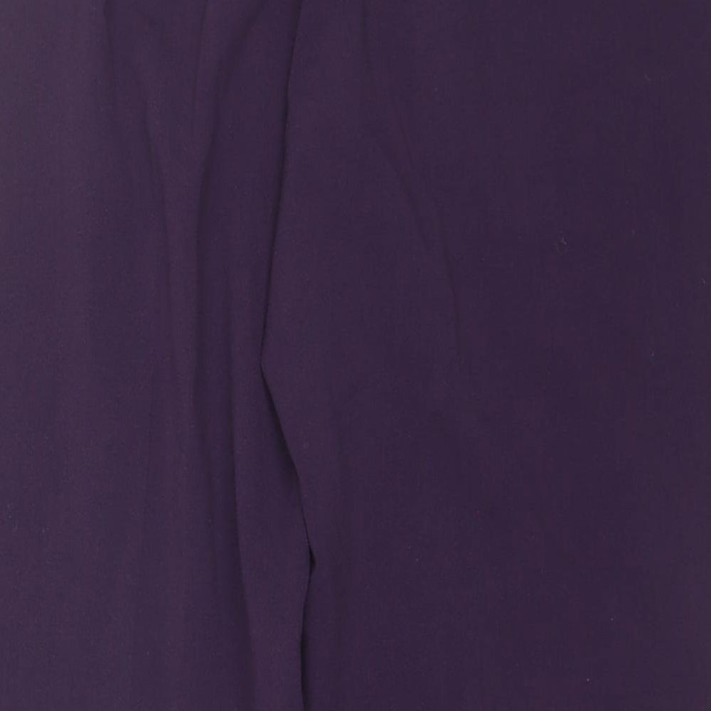 Epilogue Womens Purple  Polyester Trousers  Size 14 L29 in Regular