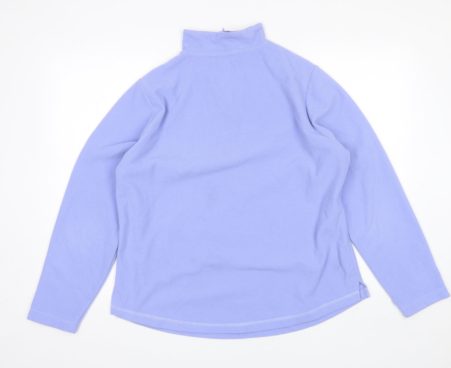 George Womens Purple Collared  Polyester Pullover Jumper Size 20