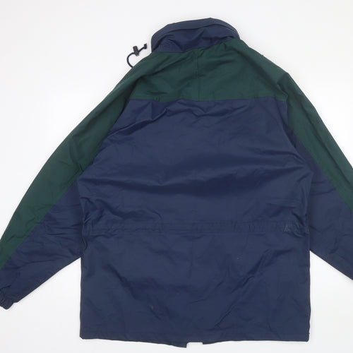 Open Air Mens Blue   Rain Coat Jacket Size S