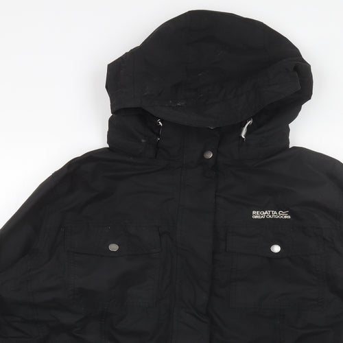 Regatta Womens Black   Parka Jacket Size 22
