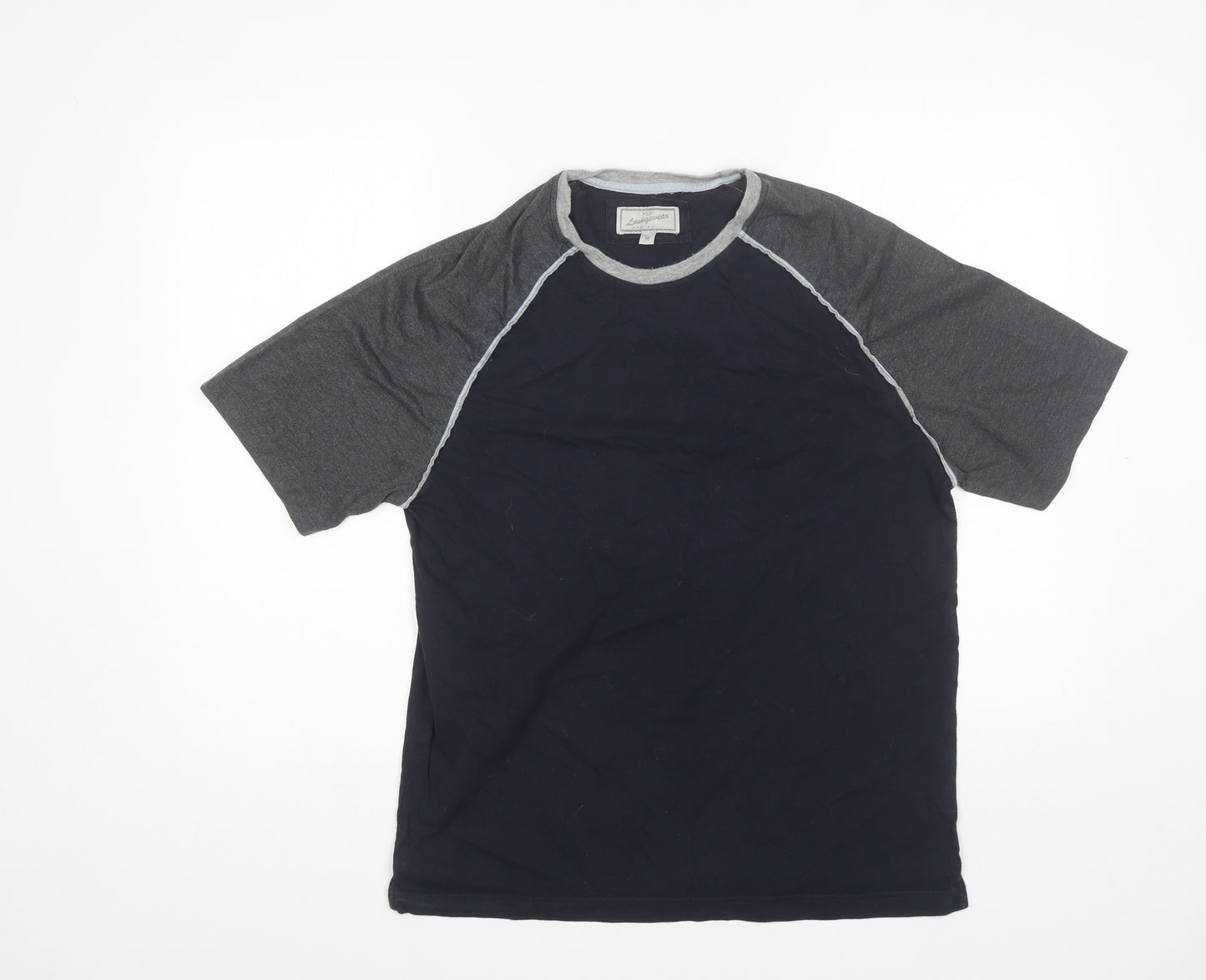 NEXT Mens Grey  Cotton  T-Shirt Size M Round Neck