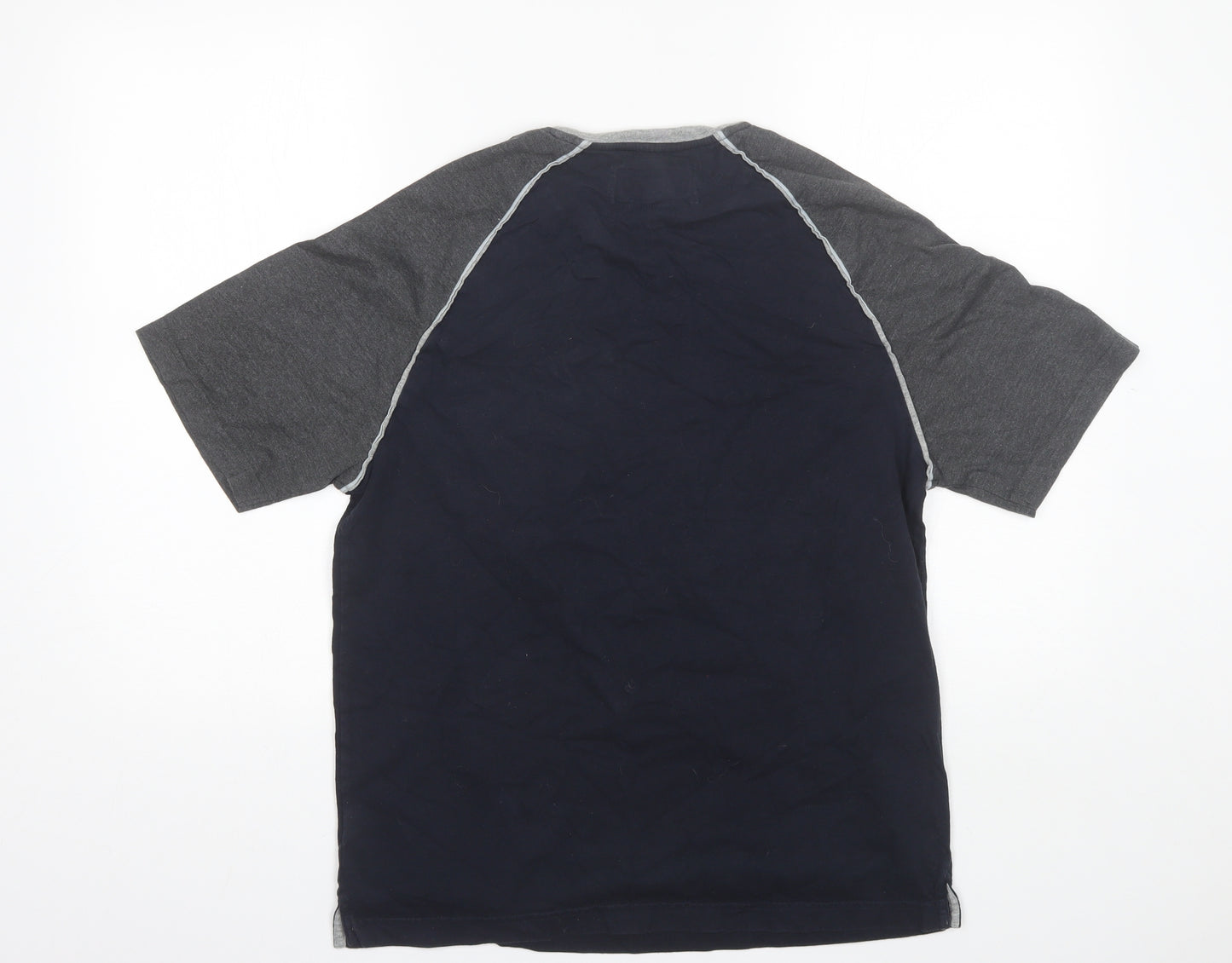 NEXT Mens Grey  Cotton  T-Shirt Size M Round Neck