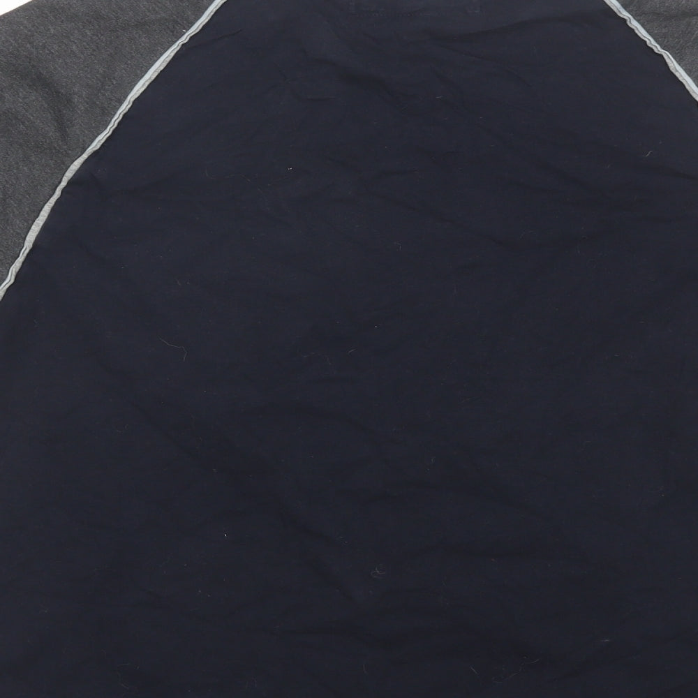 NEXT Mens Grey  Cotton  T-Shirt Size M Round Neck