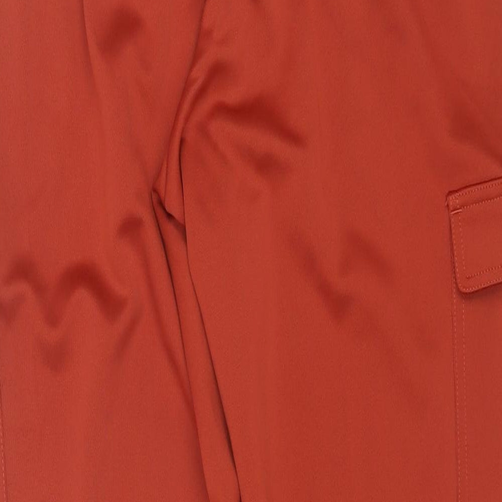 Nike Mens Orange  Polyester Blend Sweatpants Trousers Size L L26 in Regular