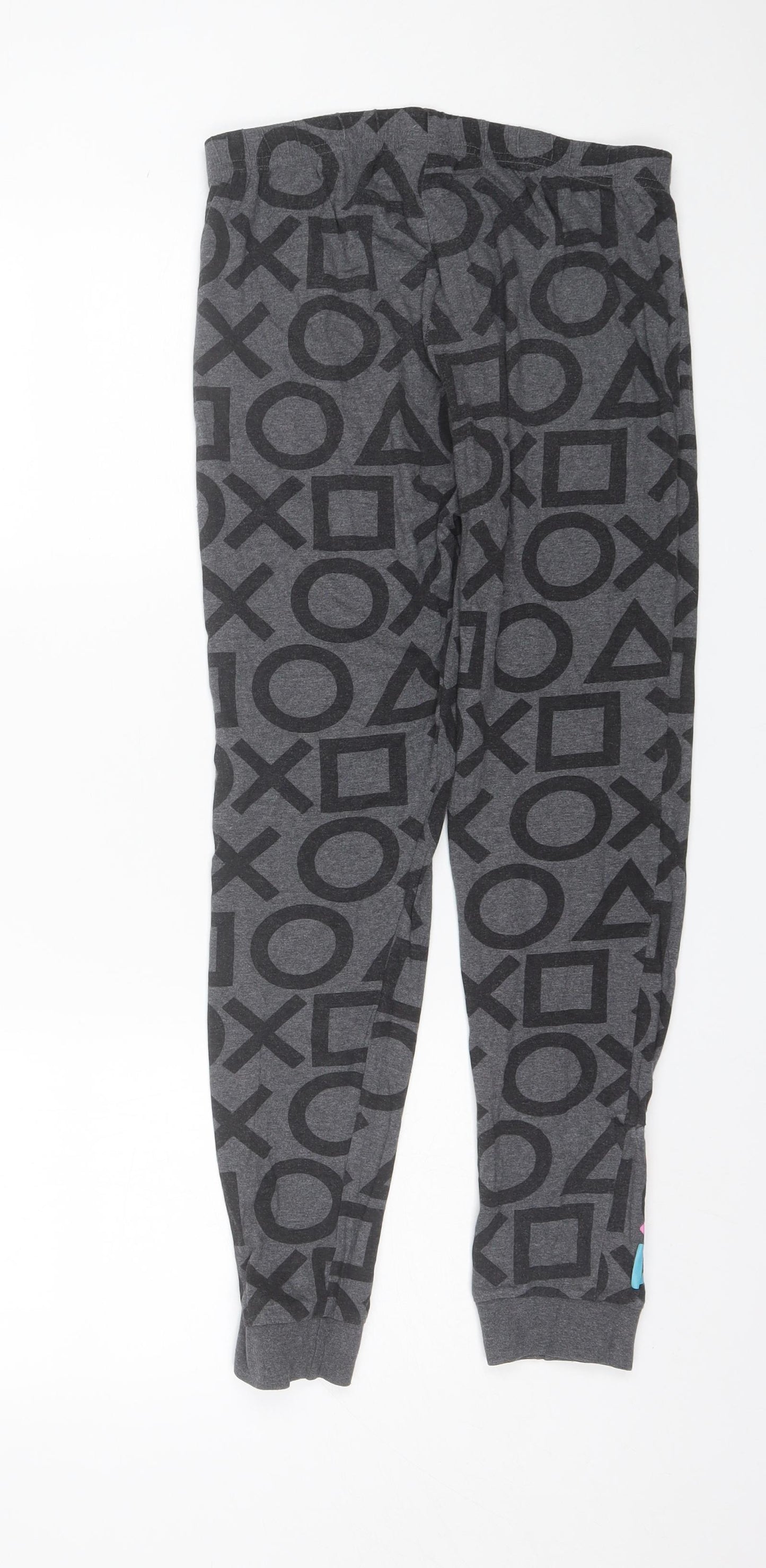 F&F Boys Grey  Cotton  Pyjama Pants Size 13-14 Years   - Playstation