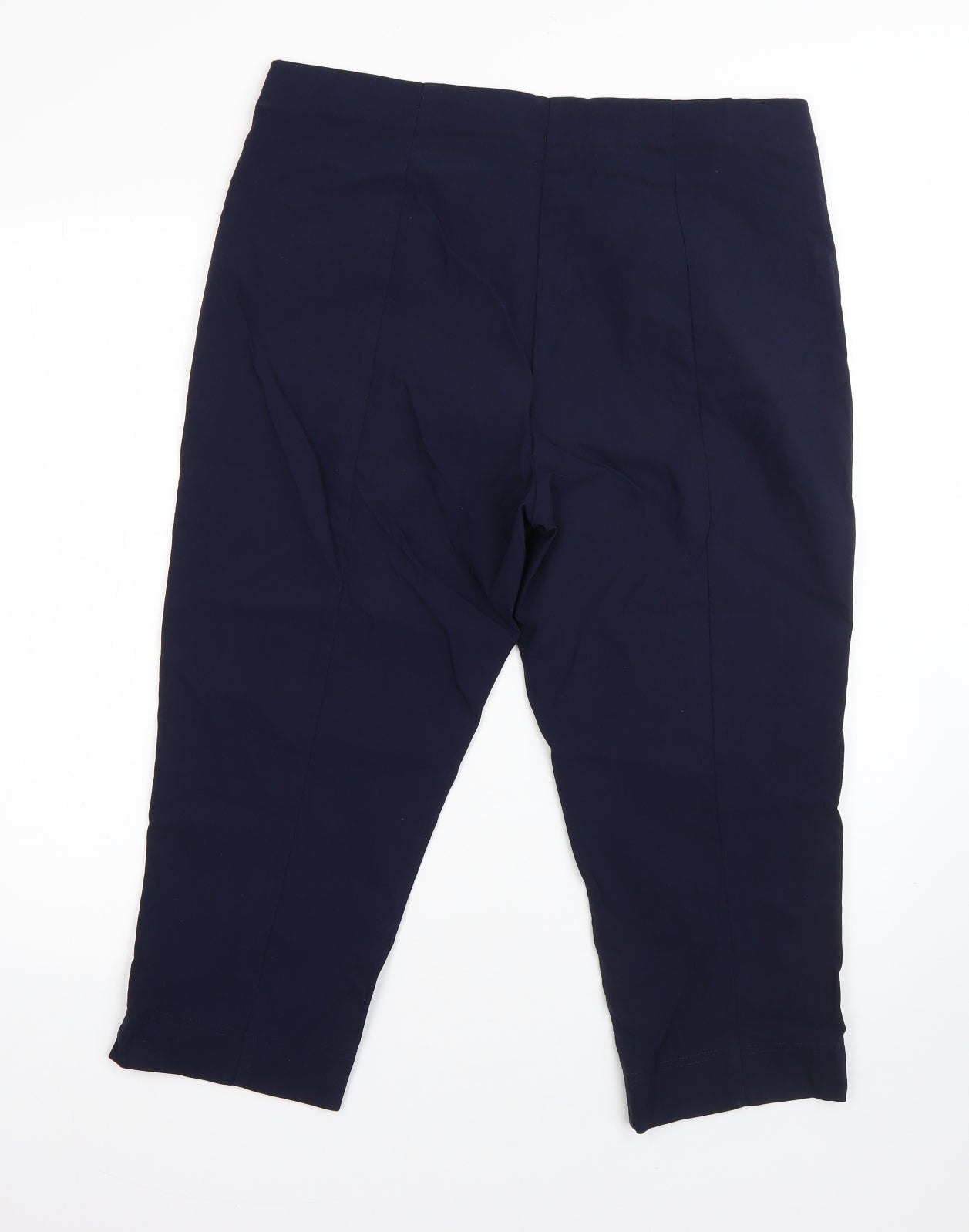 Pinns Womens Blue  Viscose Dress Pants Trousers Size 18 L20 in Regular
