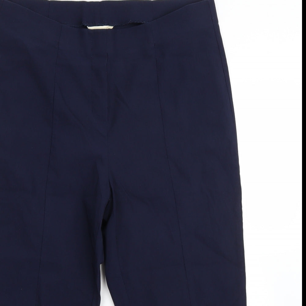 Pinns Womens Blue  Viscose Dress Pants Trousers Size 18 L20 in Regular