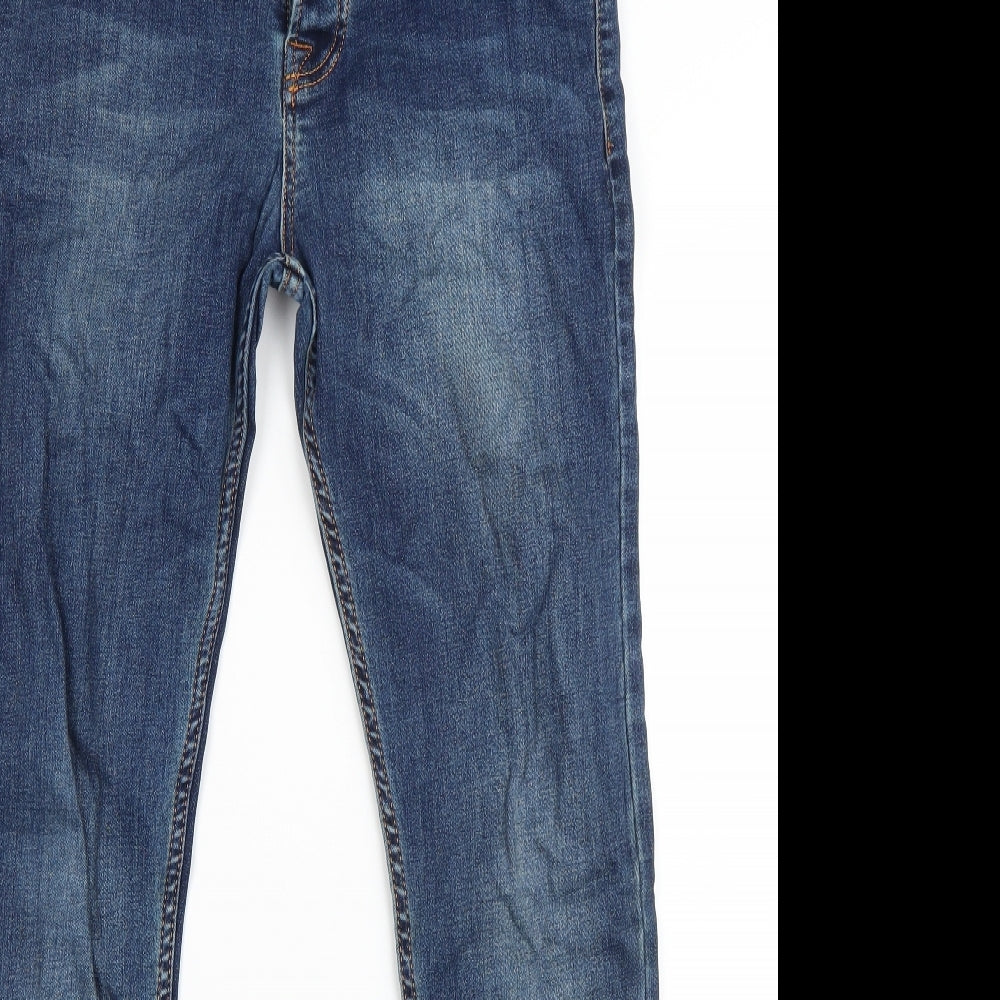 Ustop Mens Blue  Cotton Straight Jeans Size 34 L30 in Regular