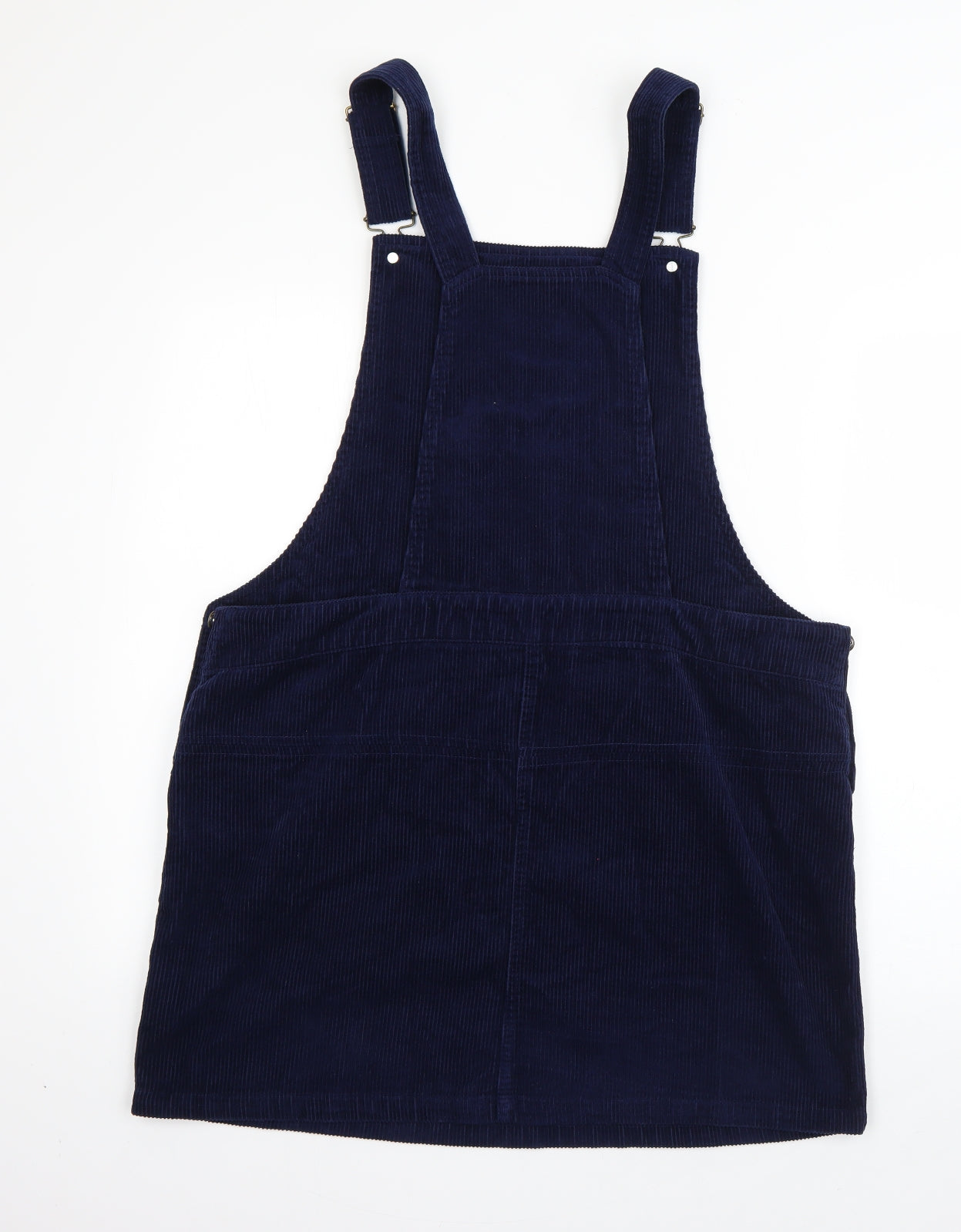 George Womens Blue  Cotton Pinafore/Dungaree Dress  Size 16  Square Neck