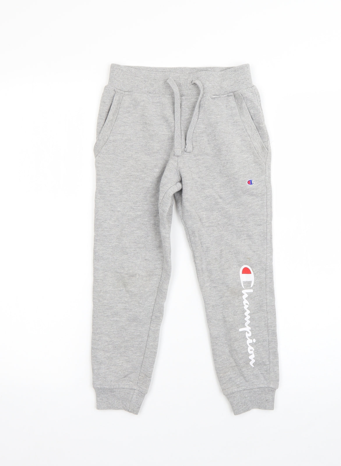 Champion Boys Grey  Cotton Sweatpants Trousers Size 6 Years  Regular