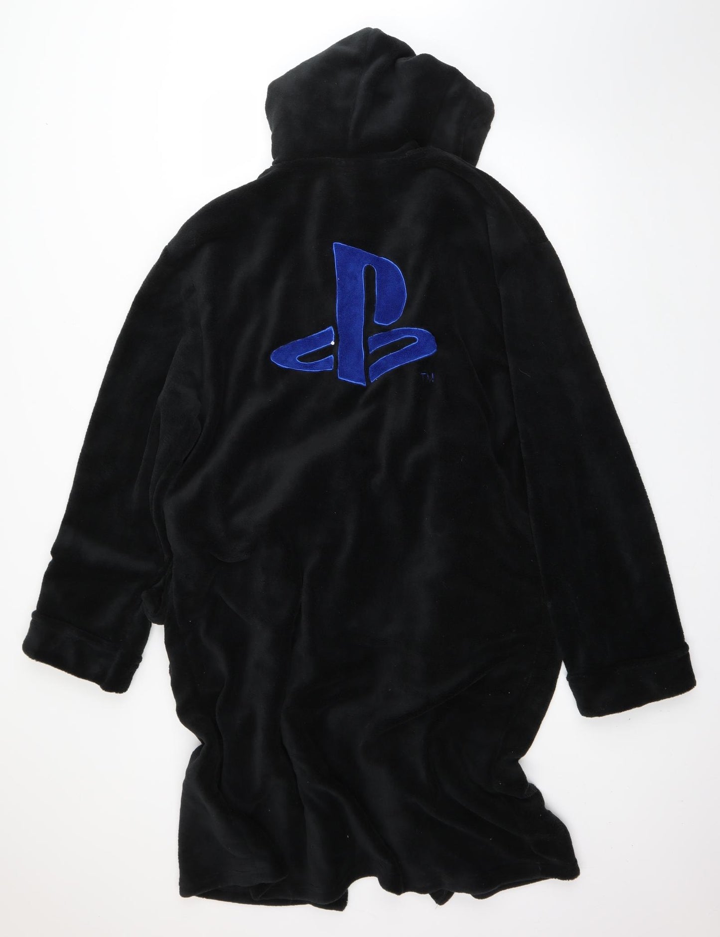 PlayStation Mens Black  Polyester  Robe Size XL