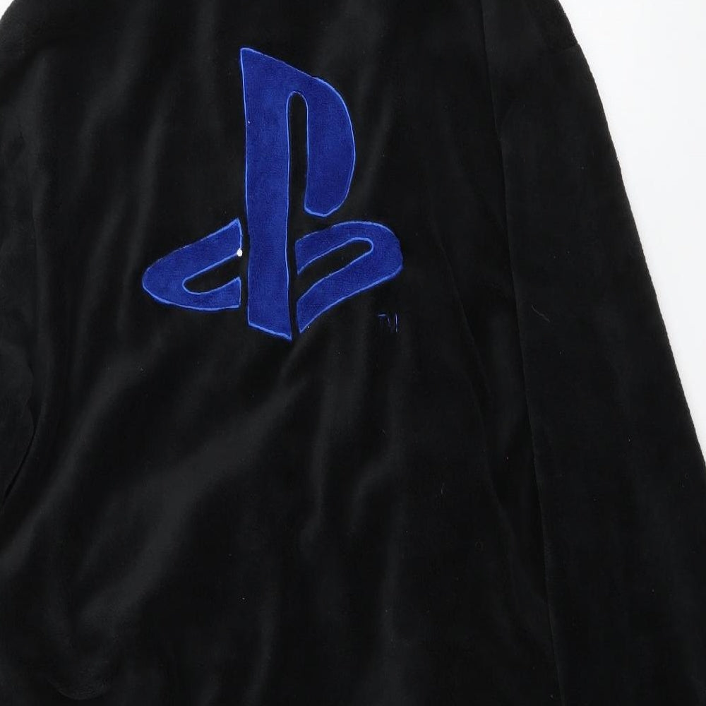 PlayStation Mens Black  Polyester  Robe Size XL