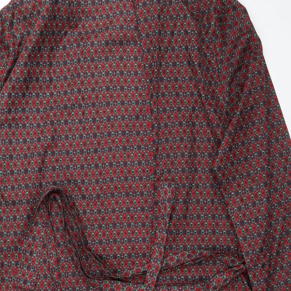 Canda Mens Red  Polyester  Robe Size L