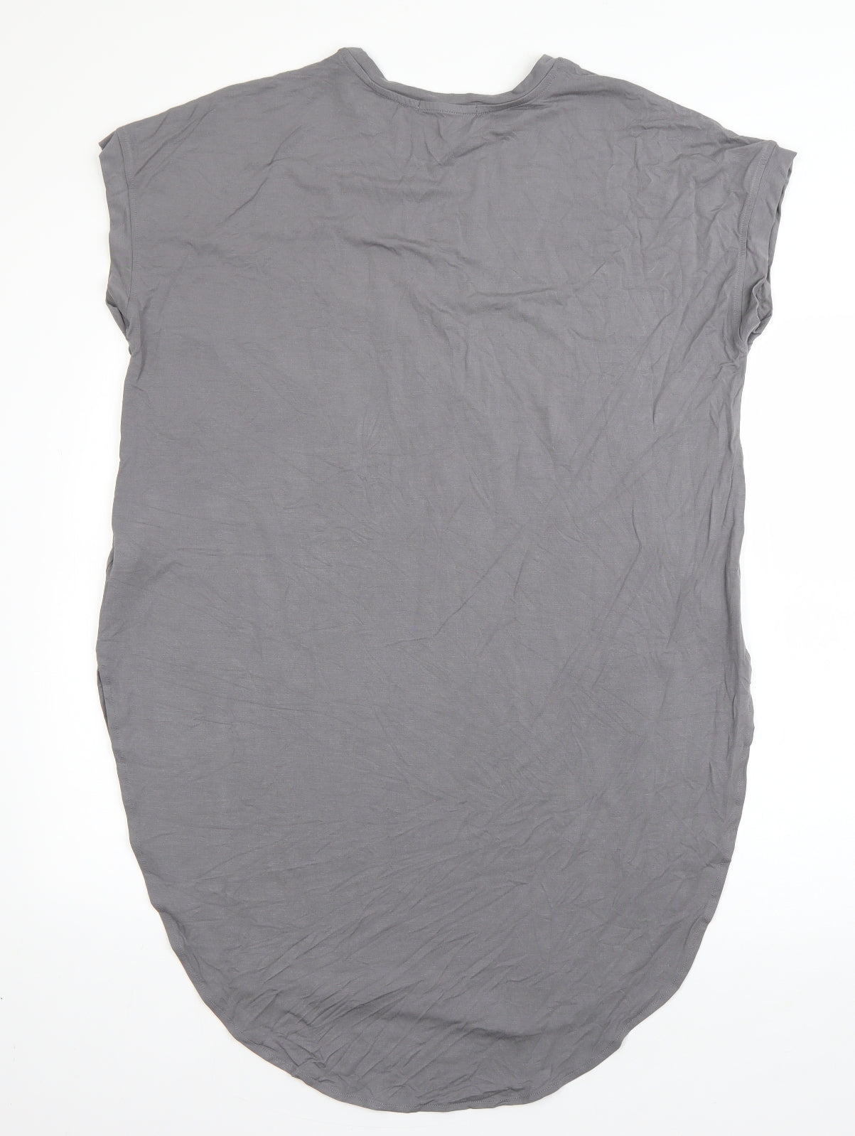 NEXT Womens Grey  Modal T-Shirt Dress  Size 18  Round Neck